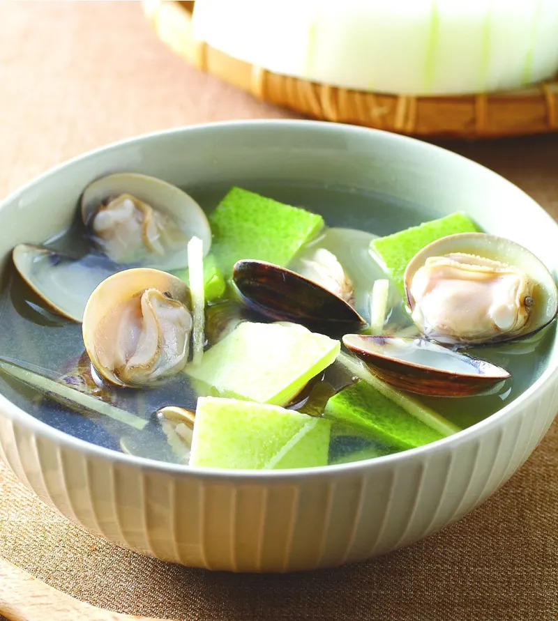 冬瓜皮蛤蜊湯