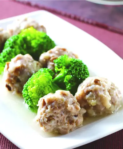 香菇梗肉丸子