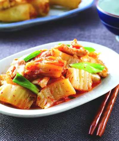 韓式泡菜炒雞肉片
