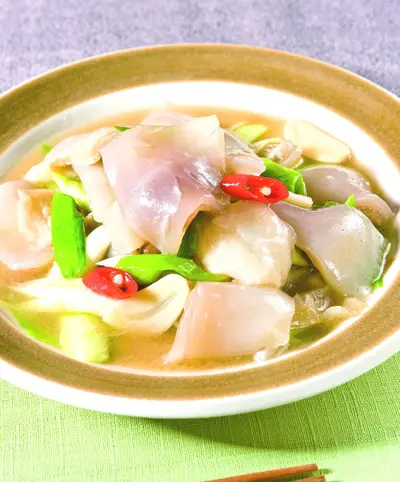蒜苗魚翅頭