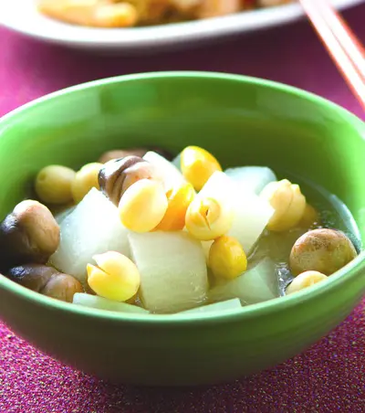 蘿蔔燉草菇