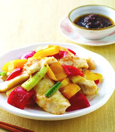 彩椒魚片