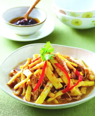 蔥香肉絲桂竹筍