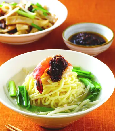 鮮蝦擔仔麵