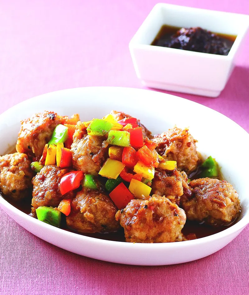 香蔥燒肉丸