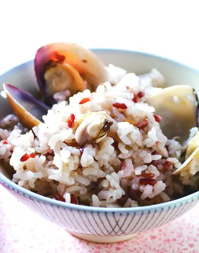薑絲蛤蜊飯
