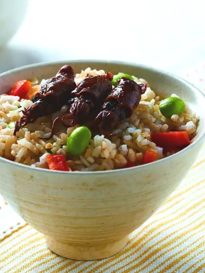 豆豉小捲飯