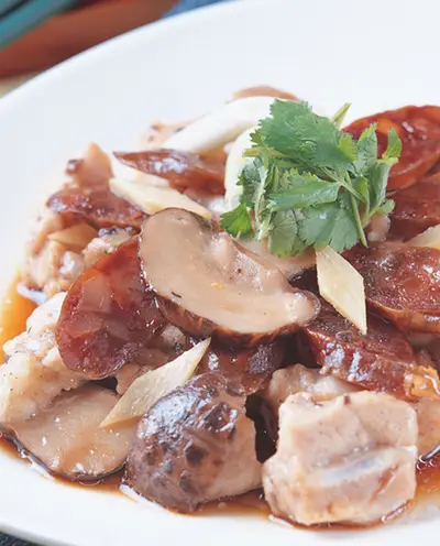 臘腸蒸肉排