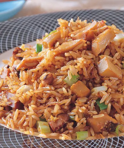 金蔥鮑魚粒炒飯